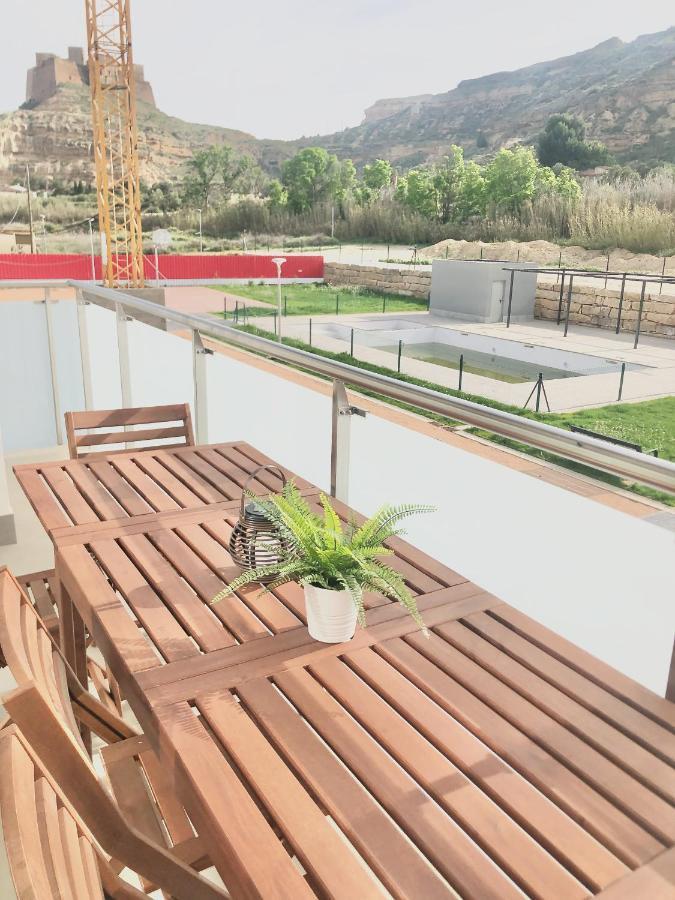 Appartement Precioso Piso Monzon Terraza, Parking,Piscina,Zona De Juegos Extérieur photo